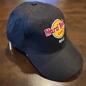 Hard Rock Cafe Black Cap with Red and Yellow Logo
